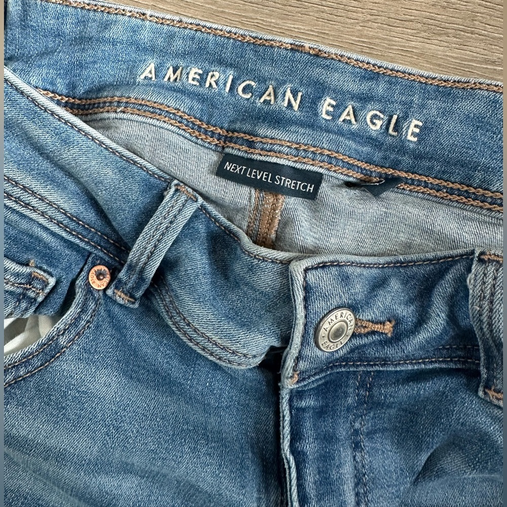 American Eagle Outfitters Next Level Stretch Kick Boot Jeans